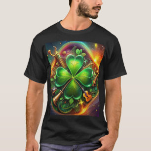 Camiseta Descubra la armonía perfecta del shamrock, musical