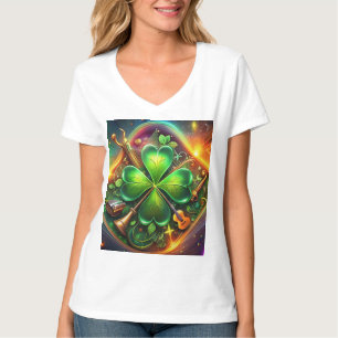 Camiseta Descubra la armonía perfecta del shamrock, musical