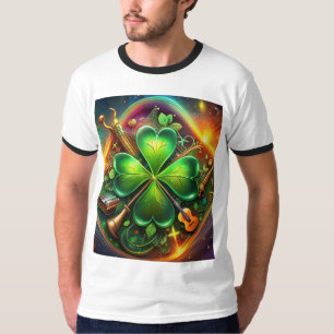 Camiseta Descubra la armonía perfecta del shamrock, musical