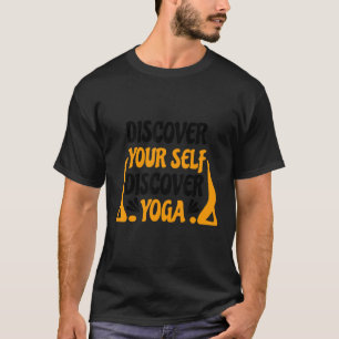 Camiseta Descubre a Ti Mismo Descubre Yoga