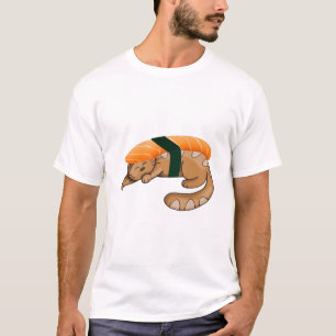 Camiseta Descubre caprichosos gatos de sushi: abrazo a la d