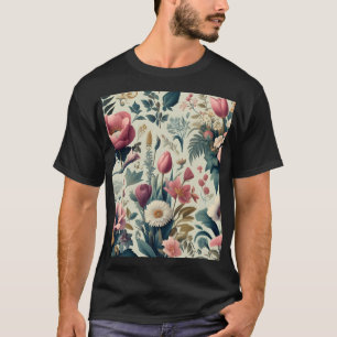 Camiseta Descubre el impresionante patrón botánico floral d