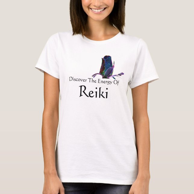 Camiseta Descubre la energía de Reiki (Anverso)