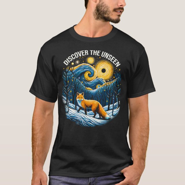 Camiseta Descubre lo invisible (Anverso)