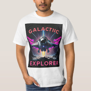Camiseta "Descubre más allá: Explorador galáctico"