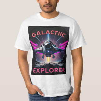 Camiseta "Descubre más allá: Explorador galáctico"
