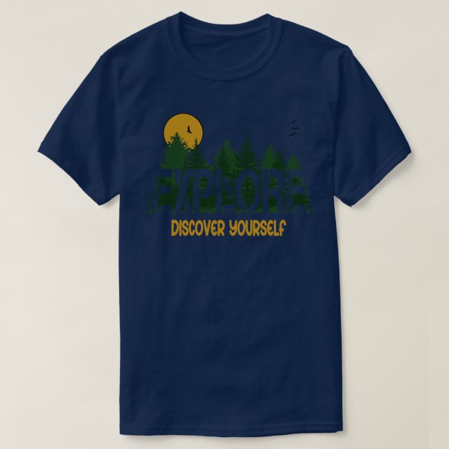 Camiseta Descubre tu (Diseño del anverso)