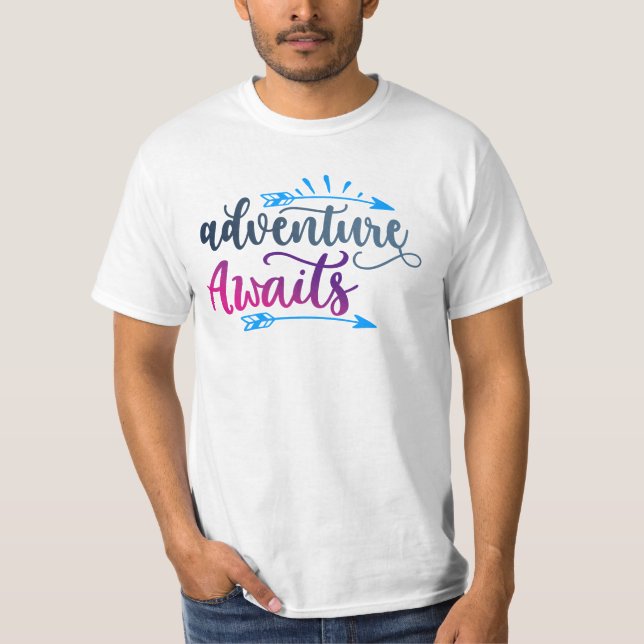 Camiseta Descubre tu próxima aventura (Anverso)