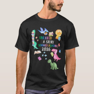 Camiseta Descubre un libro de dinosaurios de la historia pa