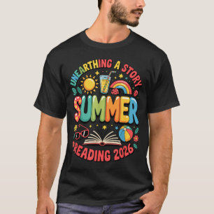 Camiseta Descubre una historia programa de lectura de veran