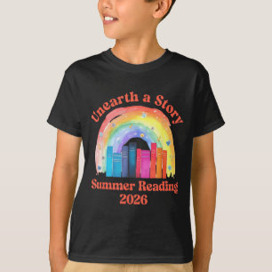 Camiseta Descubre una historia verano lectura 2026 bibliote