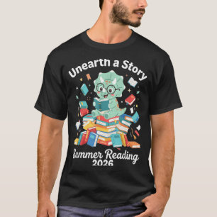 Camiseta Descubre una historia verano lectura 2026 bibliote