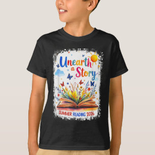 Camiseta Descubre una historia verano lectura 2026 wildflow