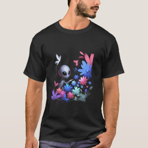 Camiseta Descubrimiento de jardín alienígena - Vector de na