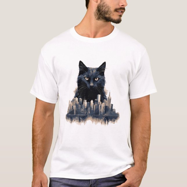 Camiseta Descubrimiento de la ciudad de la belleza animal d (Anverso)