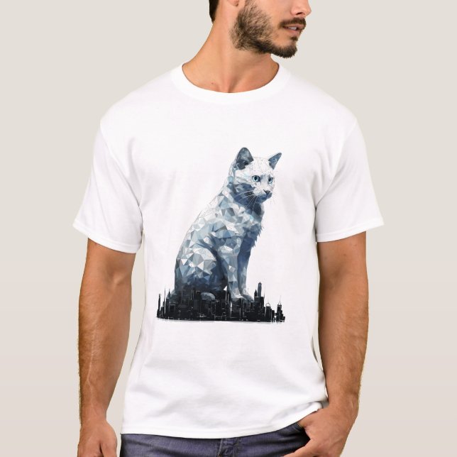 Camiseta Descubrimiento de la ciudad de la belleza animal d (Anverso)