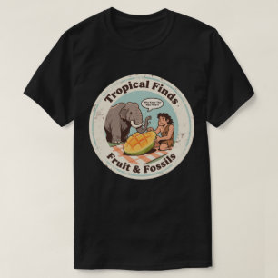 Camiseta Descubrimiento de mango de mamut cavernícola