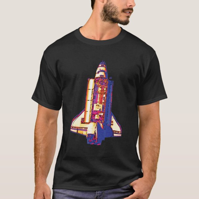 Camiseta Descubrimiento del transbordador espacial de la NA (Anverso)