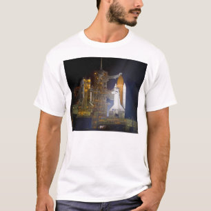 Camiseta Descubrimiento del transbordador espacial en la pl