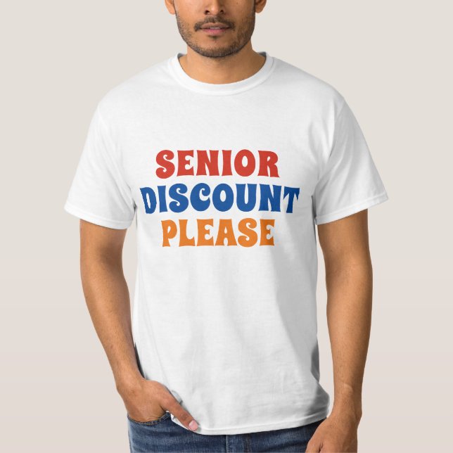 Camiseta Descuento para adultos (Anverso)