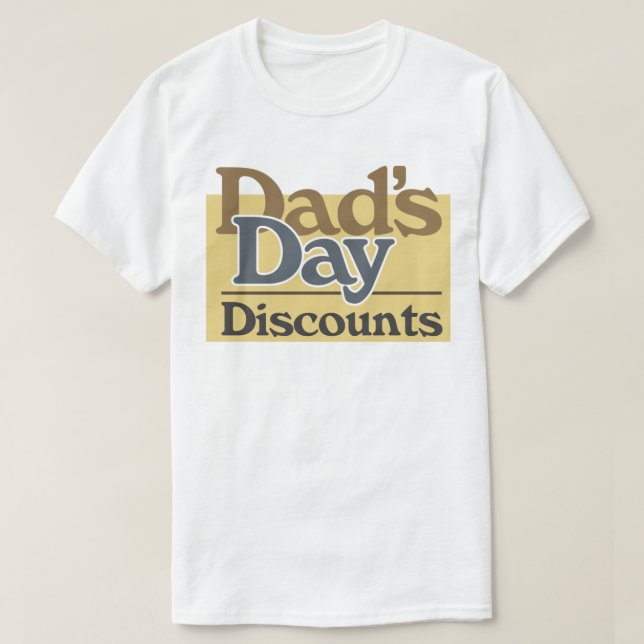 Camiseta Descuentos del Día del Padre (Diseño del anverso)