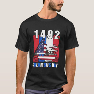 Camiseta desde 1492 Día de Columbus Retro Vintage