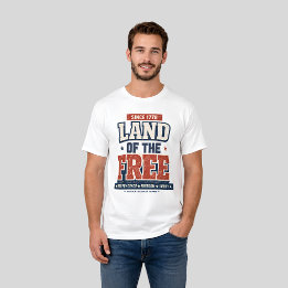 Camiseta Desde 1776 Tierra de los Libres Patriótico USA