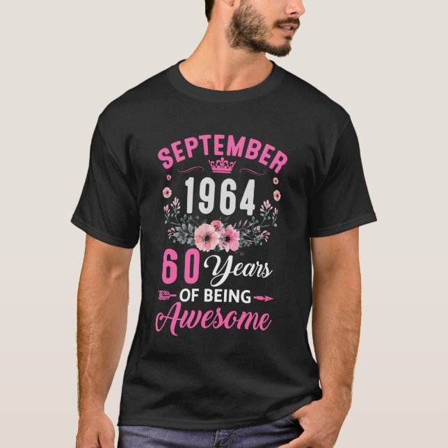 Camiseta Desde 1964 60 años 60 de septiembre (Anverso)
