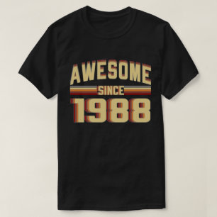 Camiseta Desde 1988 vintage impresionante 31 años del