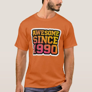 Camiseta DESDE 1990 - Gradiente retro