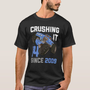 Camiseta Desde 2009 Monster Truck 14th Birth