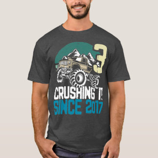 Camiseta Desde 2017 Camión Monster De 3 Años B