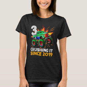 Camiseta Desde 2019, tercer cumpleaños, Monstruo de 3 años 