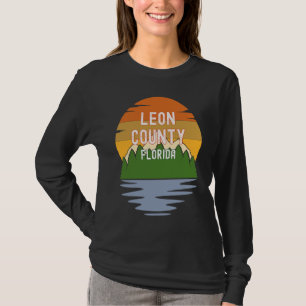 Camiseta Desde el condado de Leon Florida Atardecer Vintage