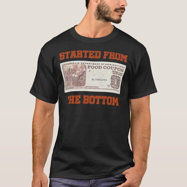 Camiseta Desde el terreno, el sello de comida Marcintee es  (Anverso)