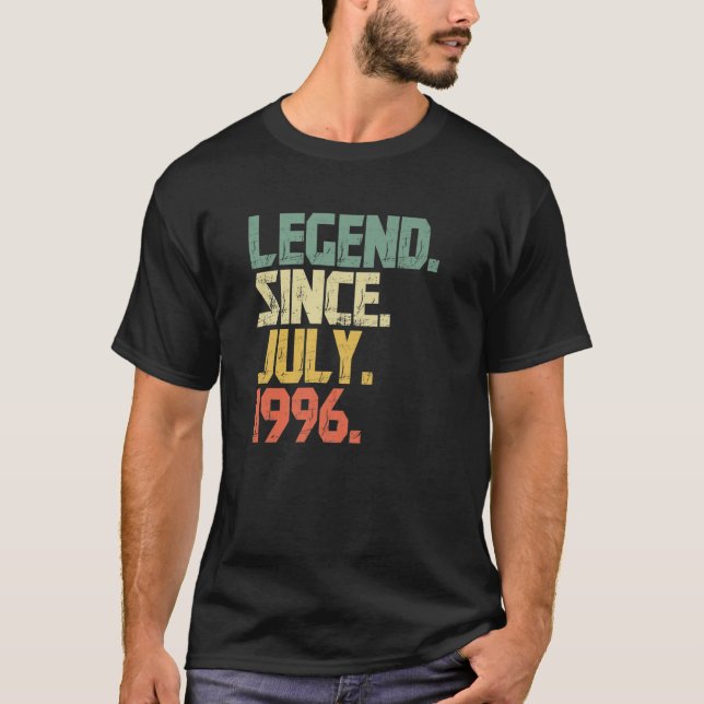 Camiseta Desde julio de 1996, las mujeres de 25 años han si (Anverso)