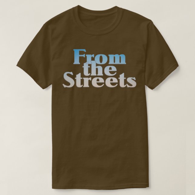 Camiseta Desde las calles (Diseño del anverso)
