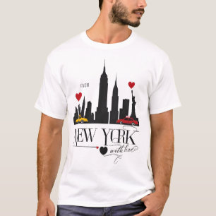 Camiseta Desde Nueva York, con amor - Gran energía de Apple