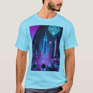 Camiseta Desde Nueva York, con Amor - Libertad Espíritu Lib
