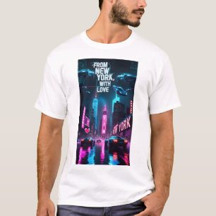 Camiseta Desde Nueva York, con amor Manhattan Nights Glamou
