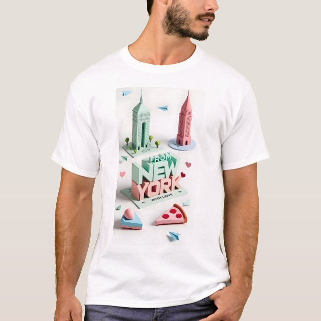 Camiseta Desde Nueva York, con amor - Neon Dreams (Anverso)