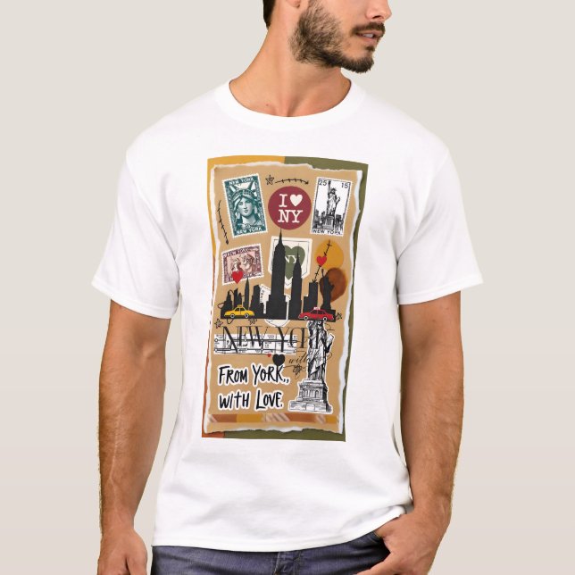 Camiseta Desde Nueva York, con amor - Sueños de graffiti (Anverso)