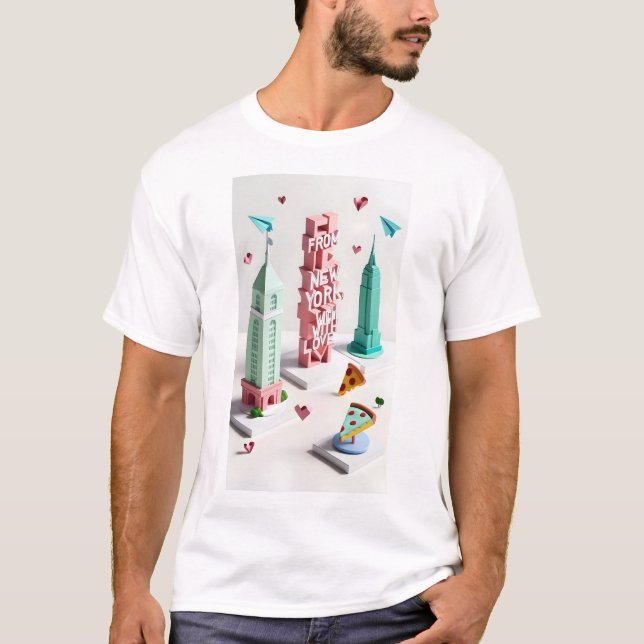 Camiseta Desde Nueva York, con amor - West Village Heart (Anverso)