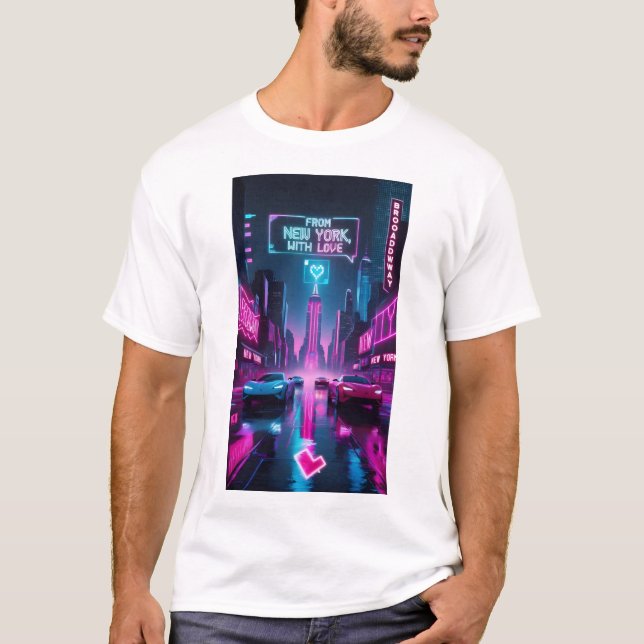 Camiseta Desde Nueva York, con Love Neon Dreams (Anverso)