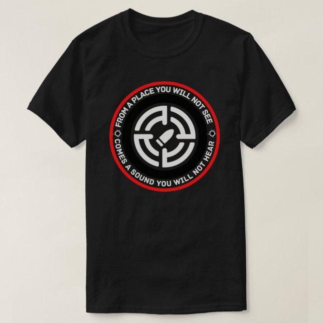 Camiseta Desde un lugar que no verás. - RMY SNIPER Stic (Diseño del anverso)