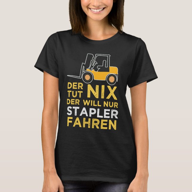 Camiseta Desea Ser Un Conductor De Autobuses De Forkli (Anverso)