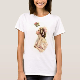 Camiseta Deseando bajo el mistletoe