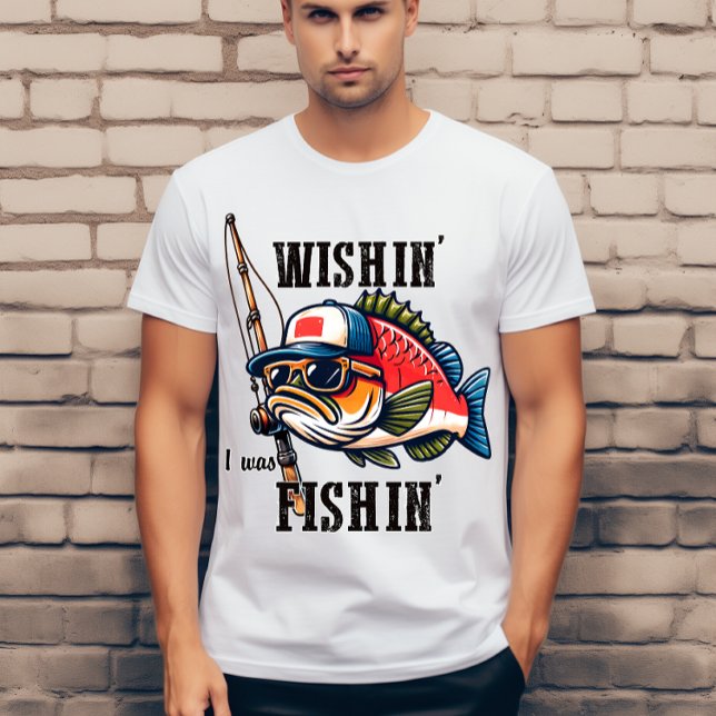 Camiseta Deseando estar pescando (Subido por el creador)