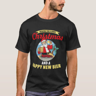 Camiseta Deseándote Un Arena Y Una Cerveza Nueva Feliz