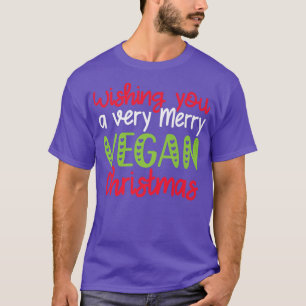 Camiseta Deseándote Un Feliz Navidad Vegan Feo Vege De Navi